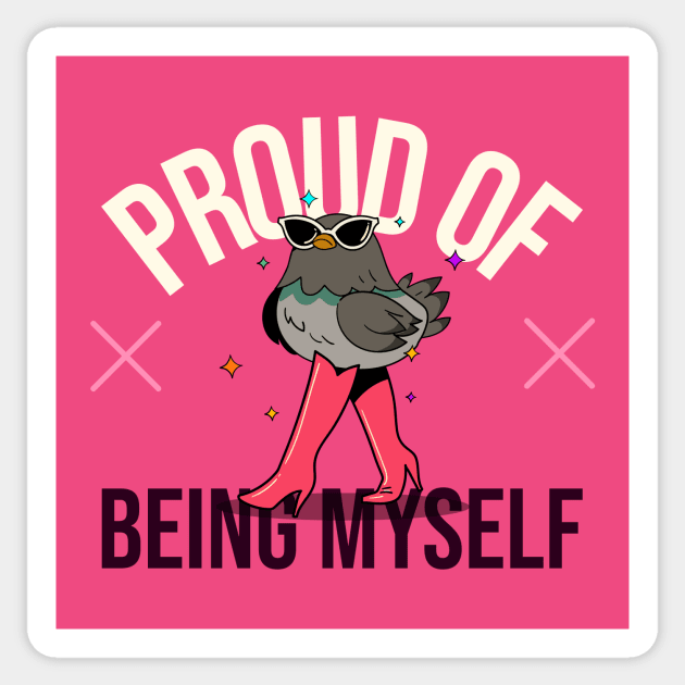 Be Yourself Unique Fashion Fashionista Sticker by Tip Top Tee's